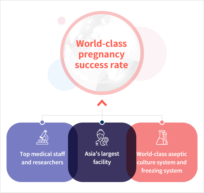 World-class pregnancy success rate
                                        
